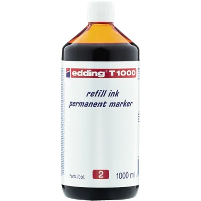 edding Nachfülltusche T1000 4-T1000002 1.000ml rot