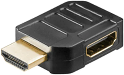 Goobay HDMI -Winkeladapter 90° vergoldet 8Ka60HZ - -Buchse Typ A> -Stecker