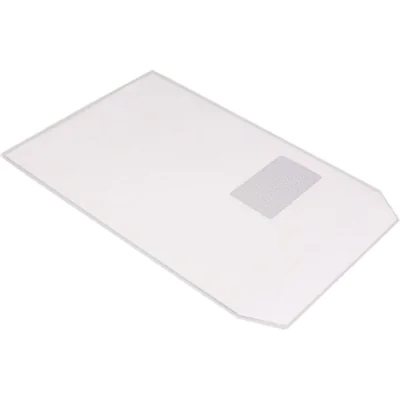 BONG Versandtasche Topstar DIN C4 229 x 324 mm (B x H) mit Fenster 120g/m² mit Haftklebung Papier hochweiß 250 St./Pack.