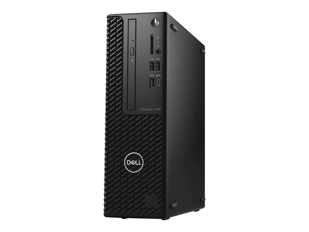 Dell 3440 Small Form Factor - SFF - 1 x Core i5 10500 / 3.1 GHz - vPro - RAM 8 GB - SSD 256 GB - DVD-Writer - UHD Graphics 630 - GigE - Win 10 Pro 64-Bit - Monitor: keiner - Schwarz - BTP - mit 1 Year Basic Onsite (IE, UK - 3 Years)