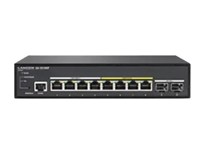 LANCOM GS-3510XP - Switch - L3 Lite - managed - 4 x 10/100/1000 (PoE+) + 4 x 100/1000/2.5G (PoE+) + 2 x 10 Gigabit SFP+ - an Rack montierbar - PoE+ (130 W)