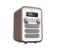 Inter Sales Denver DAB-48WHITE, Persönlich, Digital, DAB+, FM, 2,5 W, 3,5 mm, Weiß, Holz 111111000480