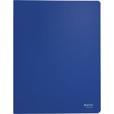 Leitz Sichtbuch Recycle DIN A4 Polypropylen, 90 % recycelt blau 20 Hüllen