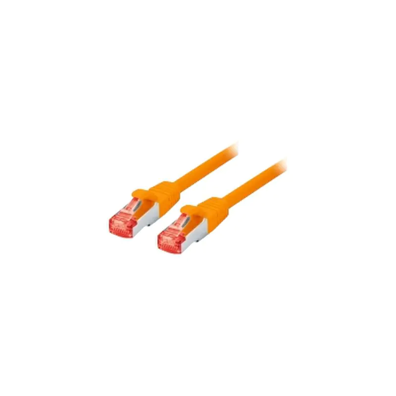 exertis Connect - Patch-Kabel - RJ-45 (M) zu RJ-45 (M) - 3 m - SSTP-Kabel - CAT 6 - halogenfrei - orange