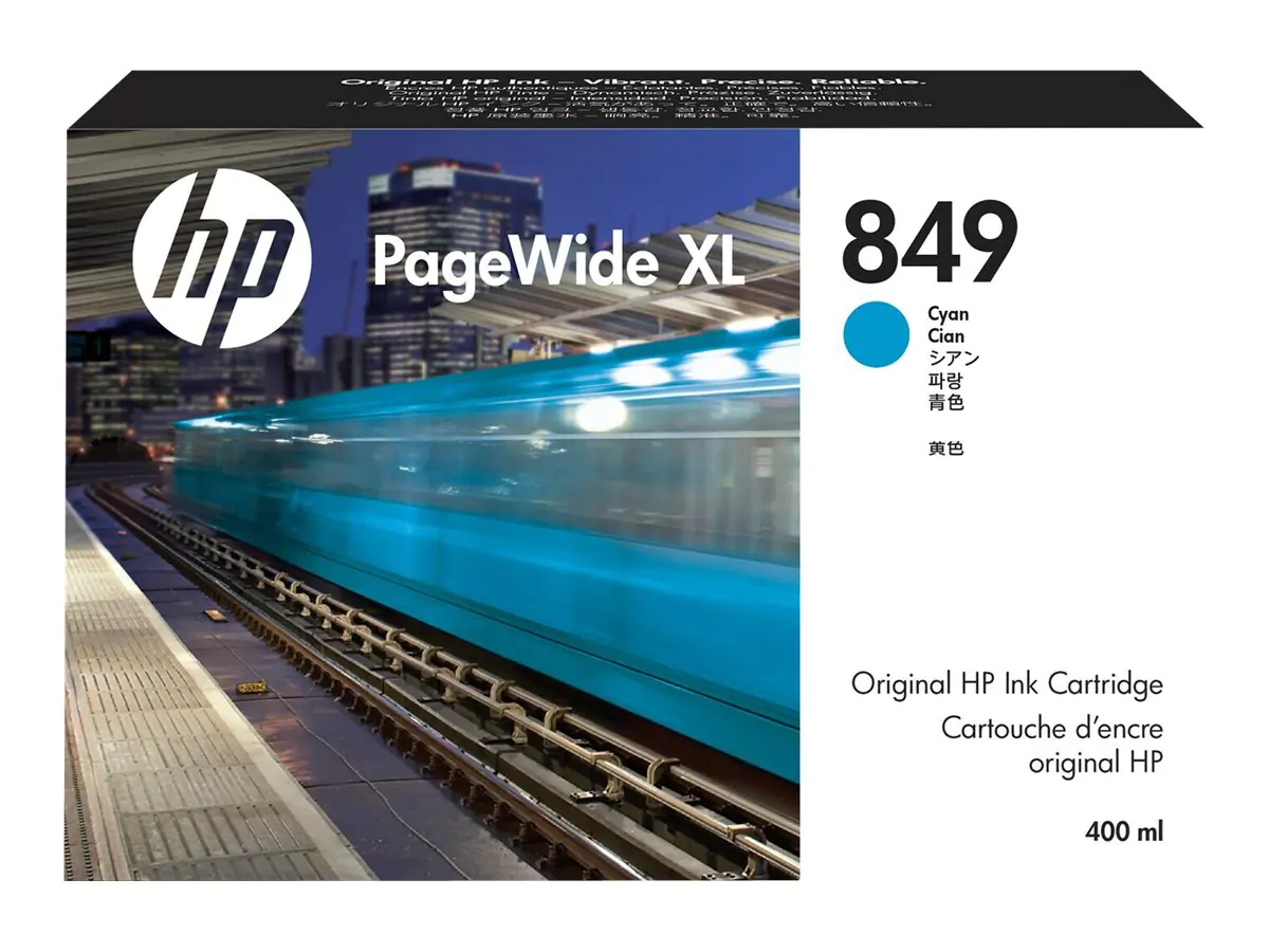 HP 849 - 400 ml - Cyan - original - PageWide