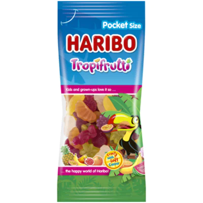 HARIBO Fruchtgummi Tropifrutti 14 x 75 g/Pack.