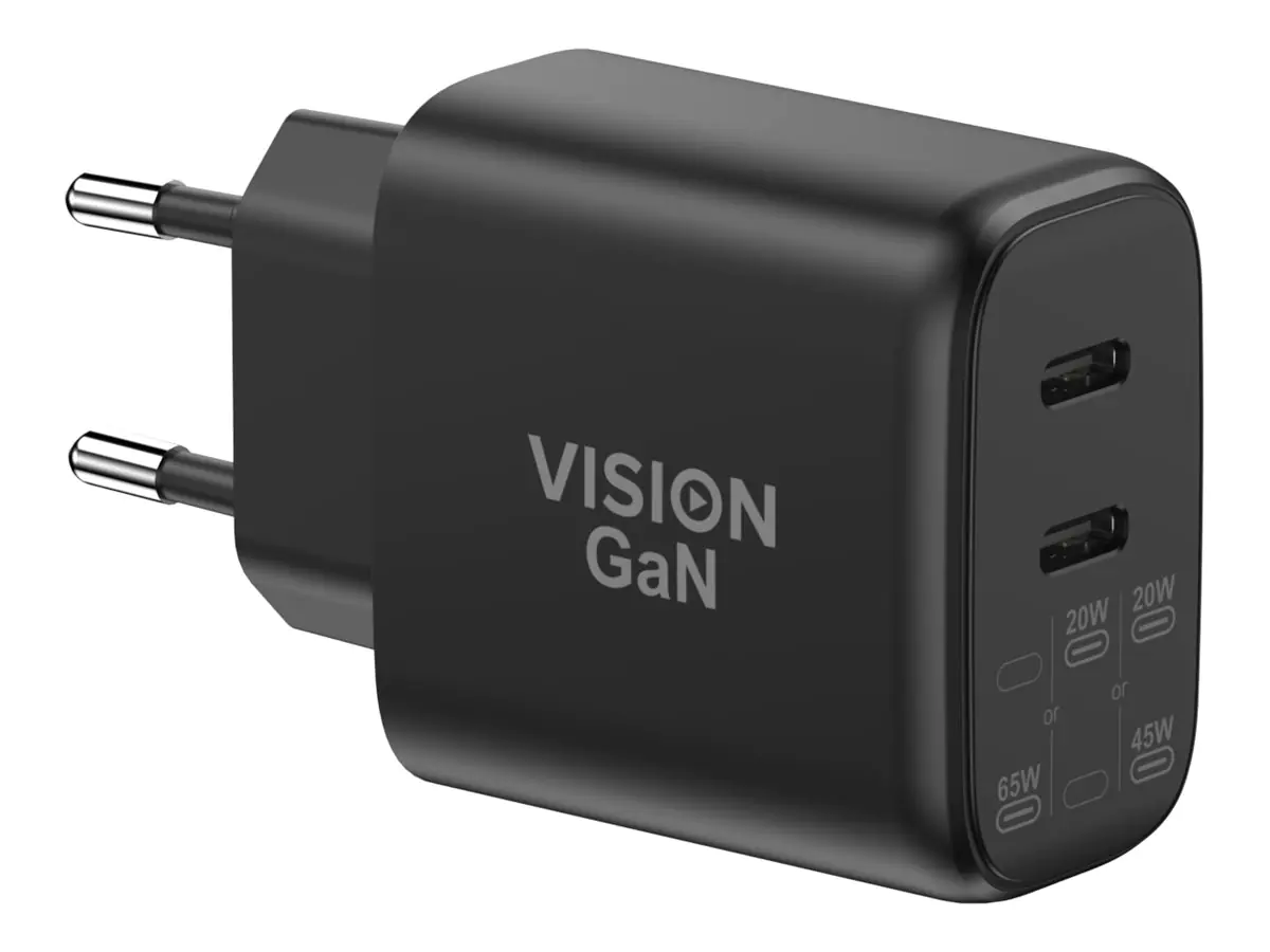 Vision USB-C Charger with EU Plug - 20.000 W