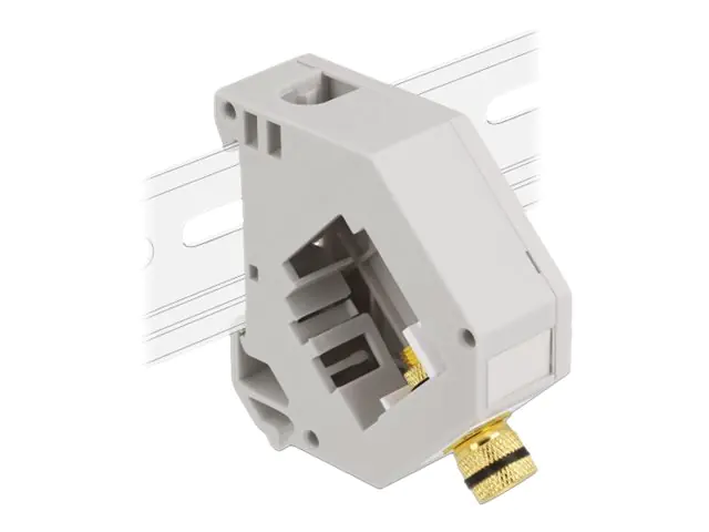 Delock Keystone Jack-DIN-Adapter für Schienenmontage