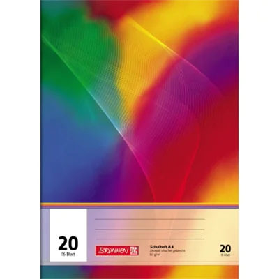 BRUNNEN Schulheft 104492002 DIN A4 16Blatt blanko