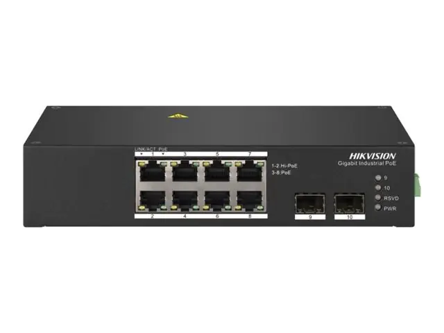 Hikvision DS-3T1310P-SI/HS - Switch - managed - 8 x 10/100 (PoE)