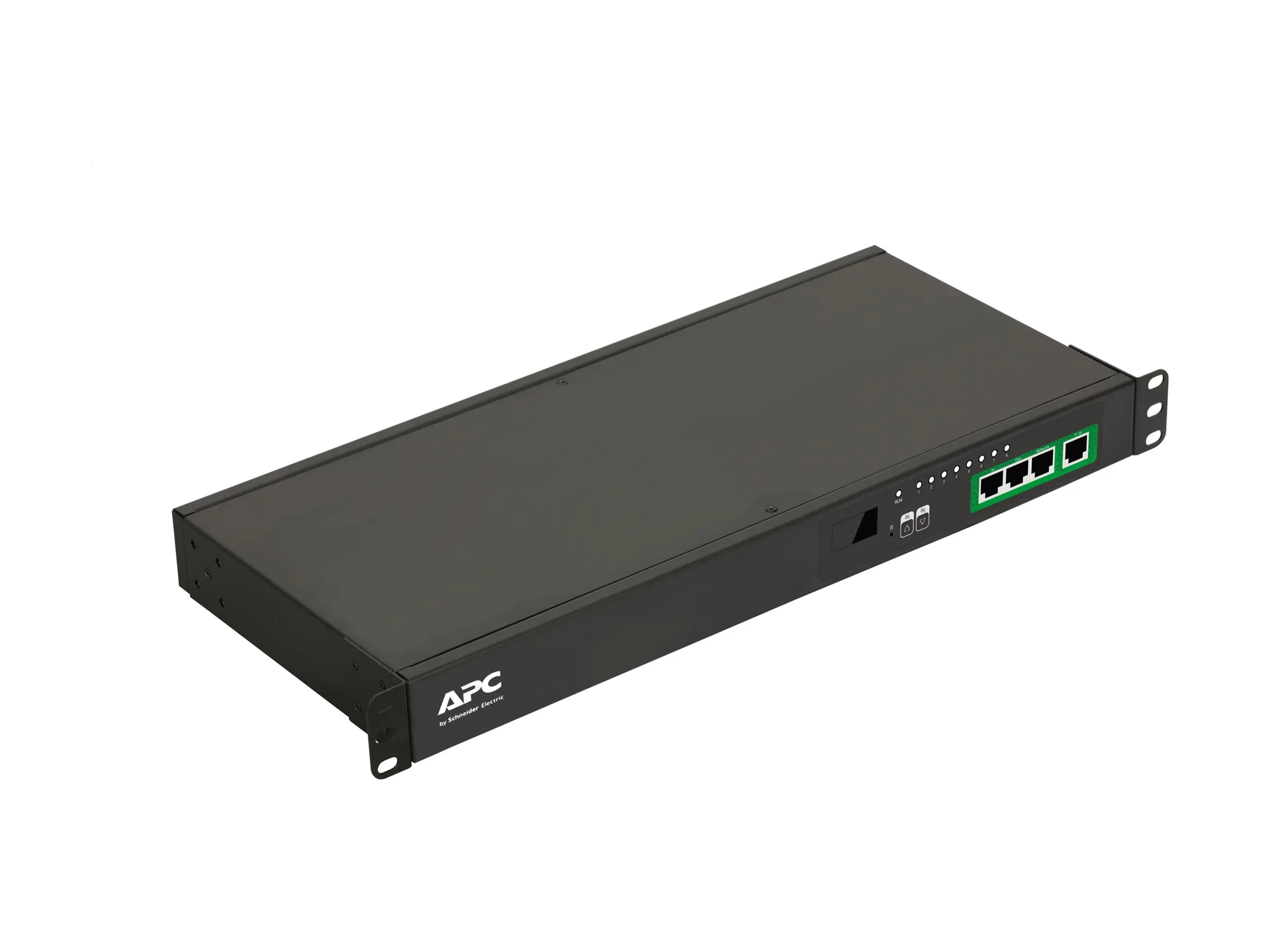APC Easy Switched PDU EPDU1016S - Stromverteilungseinheit (Rack - einbaufähig) - Wechselstrom 200/208/230 V - 3680 VA - Ethernet - Eingabe, Eingang IEC 60320 C20 - Ausgangsanschlüsse: 8 (8x IEC 60320 C13) - 1U - 2.5 m Schnur - Schwarz