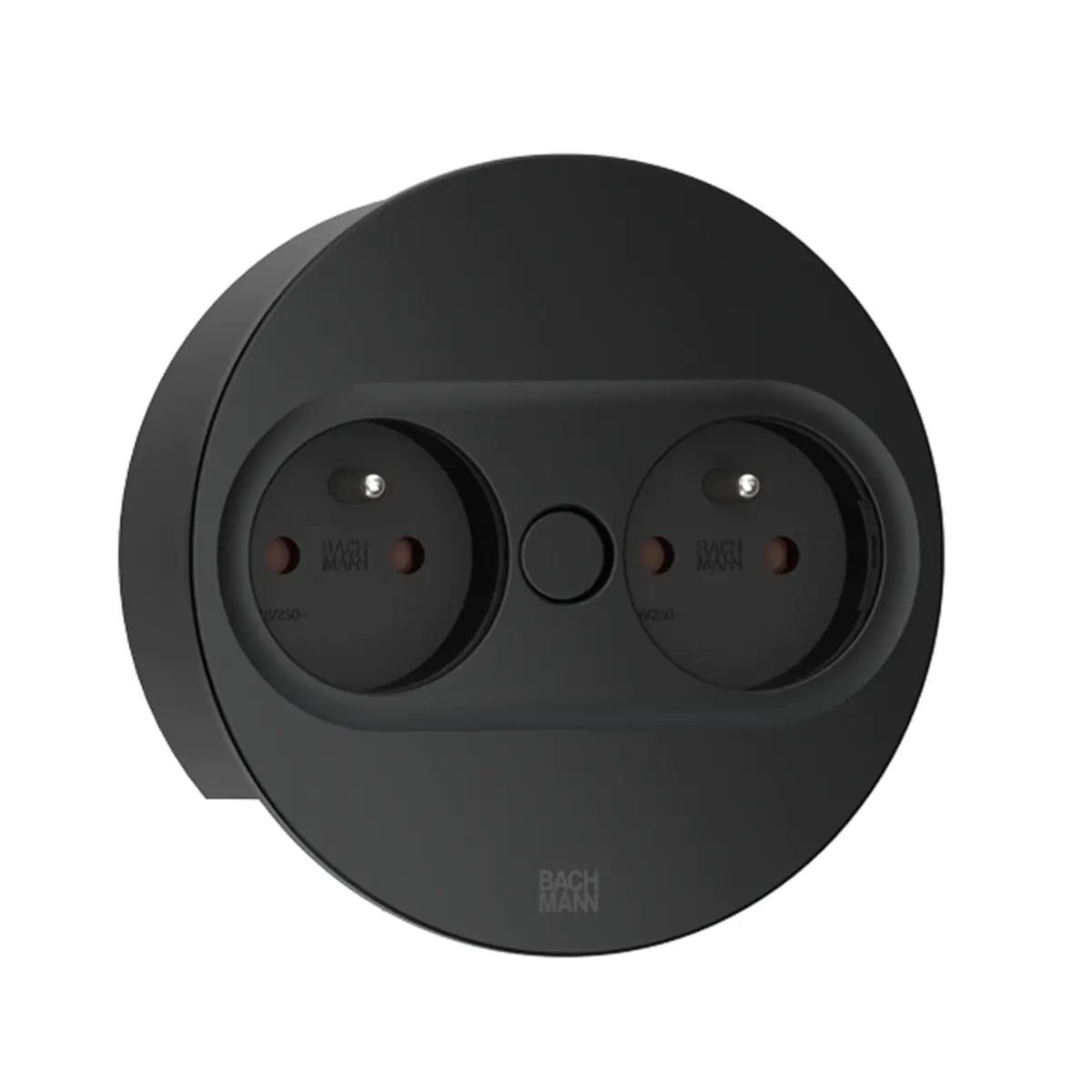 Bachmann TWIST2 2xUTE 2m RAL9005 rund Aderendhulsen