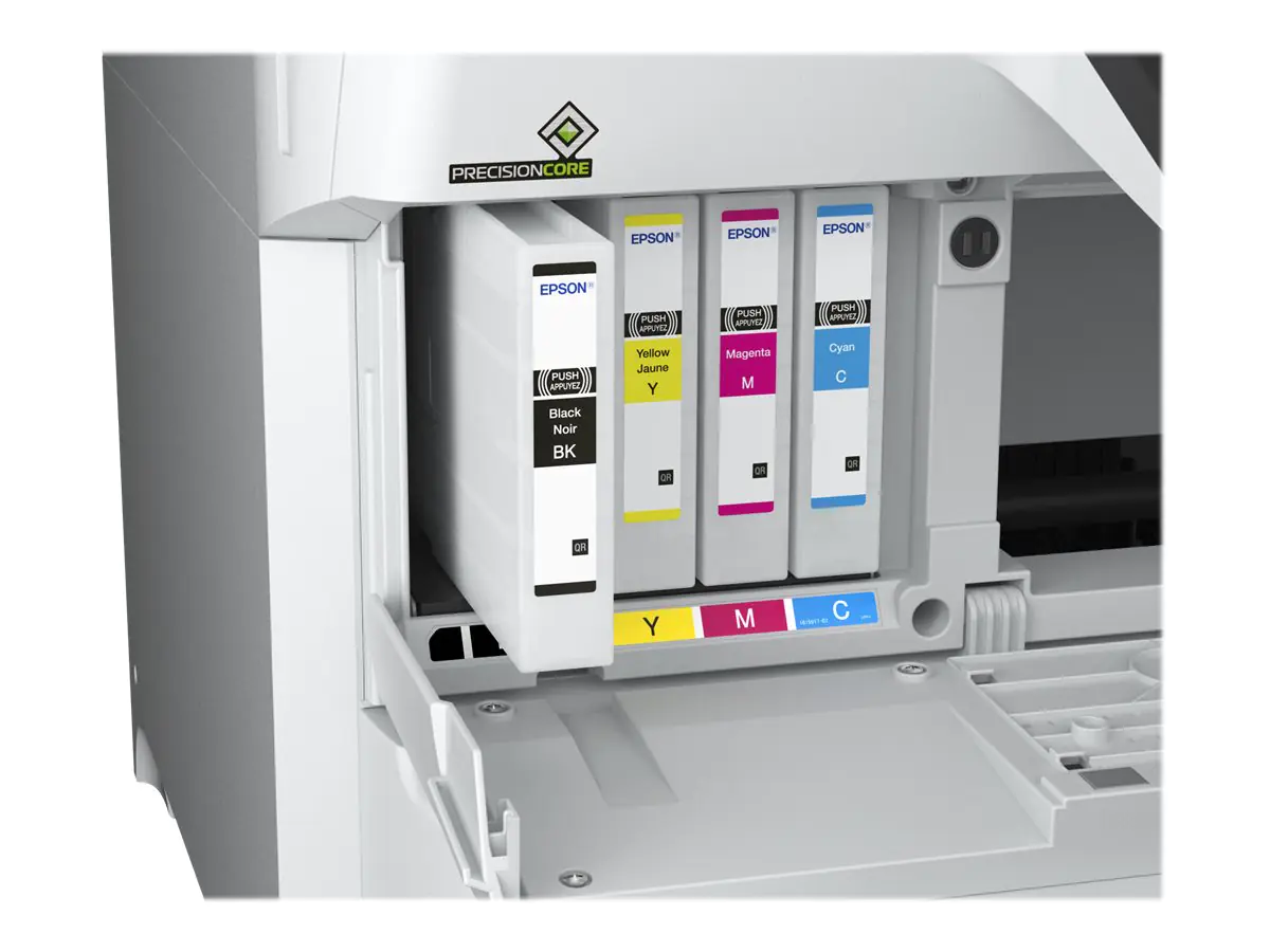 Epson WorkForce Pro WF-C8690DTWFC - Multifunktionsdrucker - Farbe - Tintenstrahl - A3 (Medien) - bis zu 22 Seiten/Min. (Kopieren) - bis zu 24 Seiten/Min. (Drucken) - 835 Blatt - 33.6 Kbps - Gigabit LAN, USB-Host, NFC, USB 3.0, USB 2.0-Host, Wi-Fi(ac)