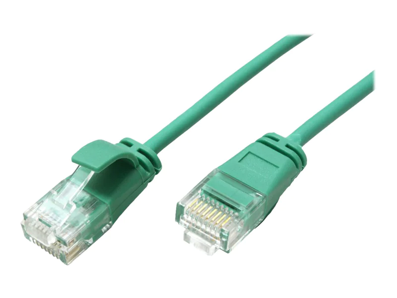 Roline - Patch-Kabel - RJ-45 (M) zu RJ-45 (M) - 50 cm - UTP - CAT 6a - halogenfrei, geformt - grün
