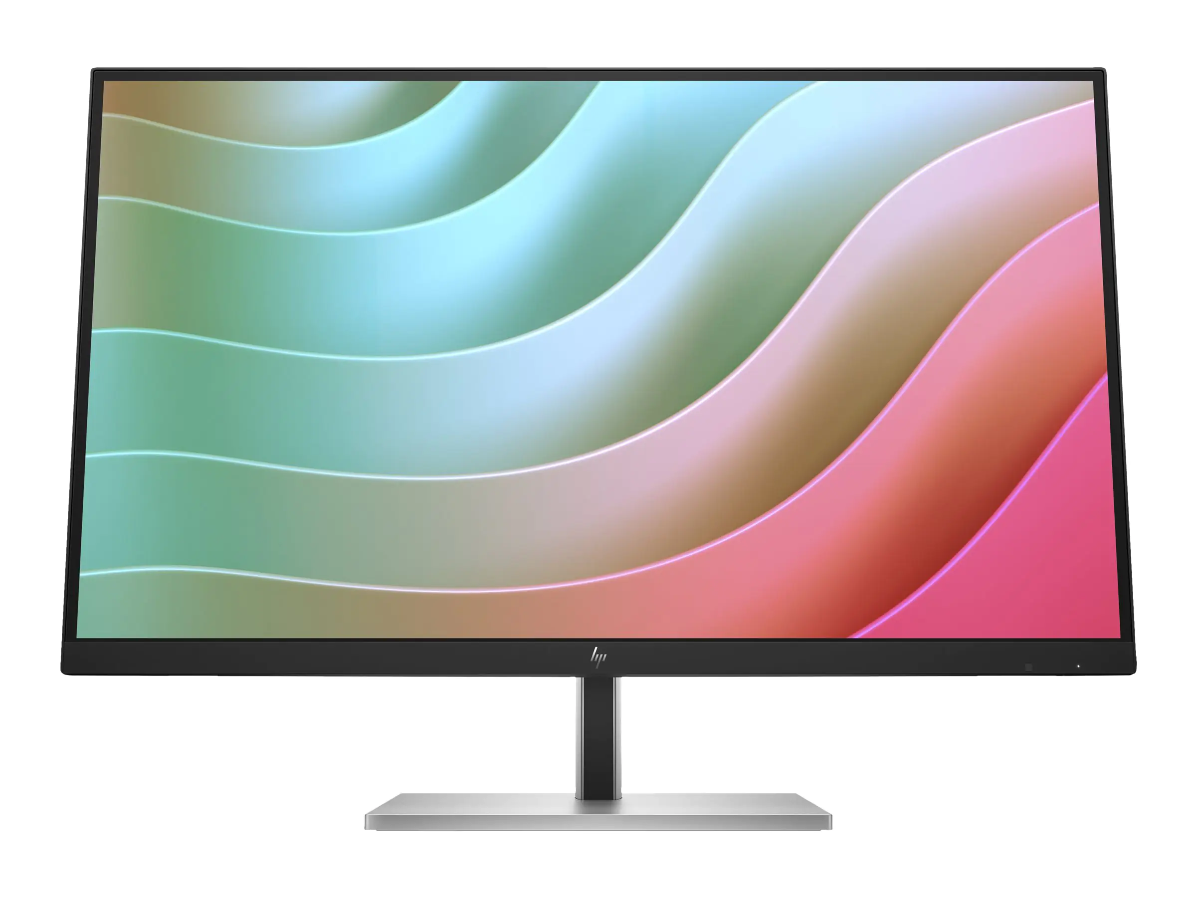HP E27k G5 - E-Series - LED-Monitor - 68.6 cm (27") - 3840 x 2160 4K UHD (2160p) @ 60 Hz - IPS - 350 cd/m² - 1000:1 - 5 ms - HDMI, DisplayPort, USB-C - Lautsprecher - schwarzer Kopf, Schwarz und Silber (Ständer)