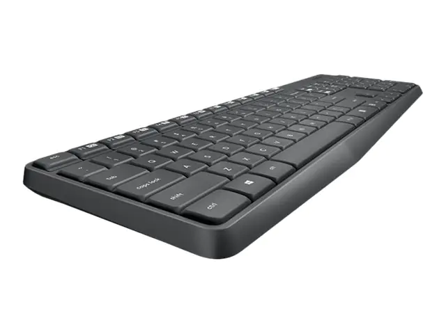 Logitech MK235 - Tastatur-und-Maus-Set - kabellos - 2.4 GHz - Französisch