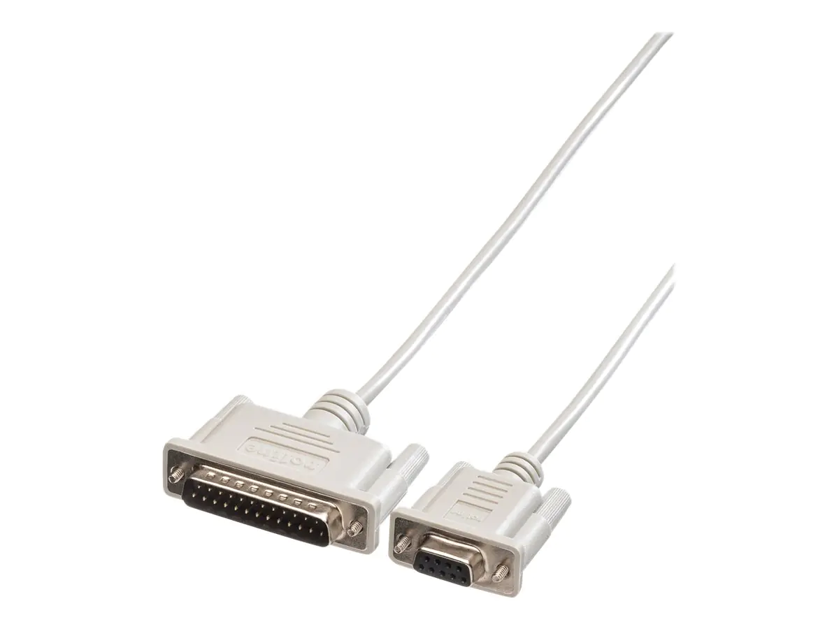 Roline - Kabel seriell - DB-9 (W) zu DB-25 (M) - 1.8 m