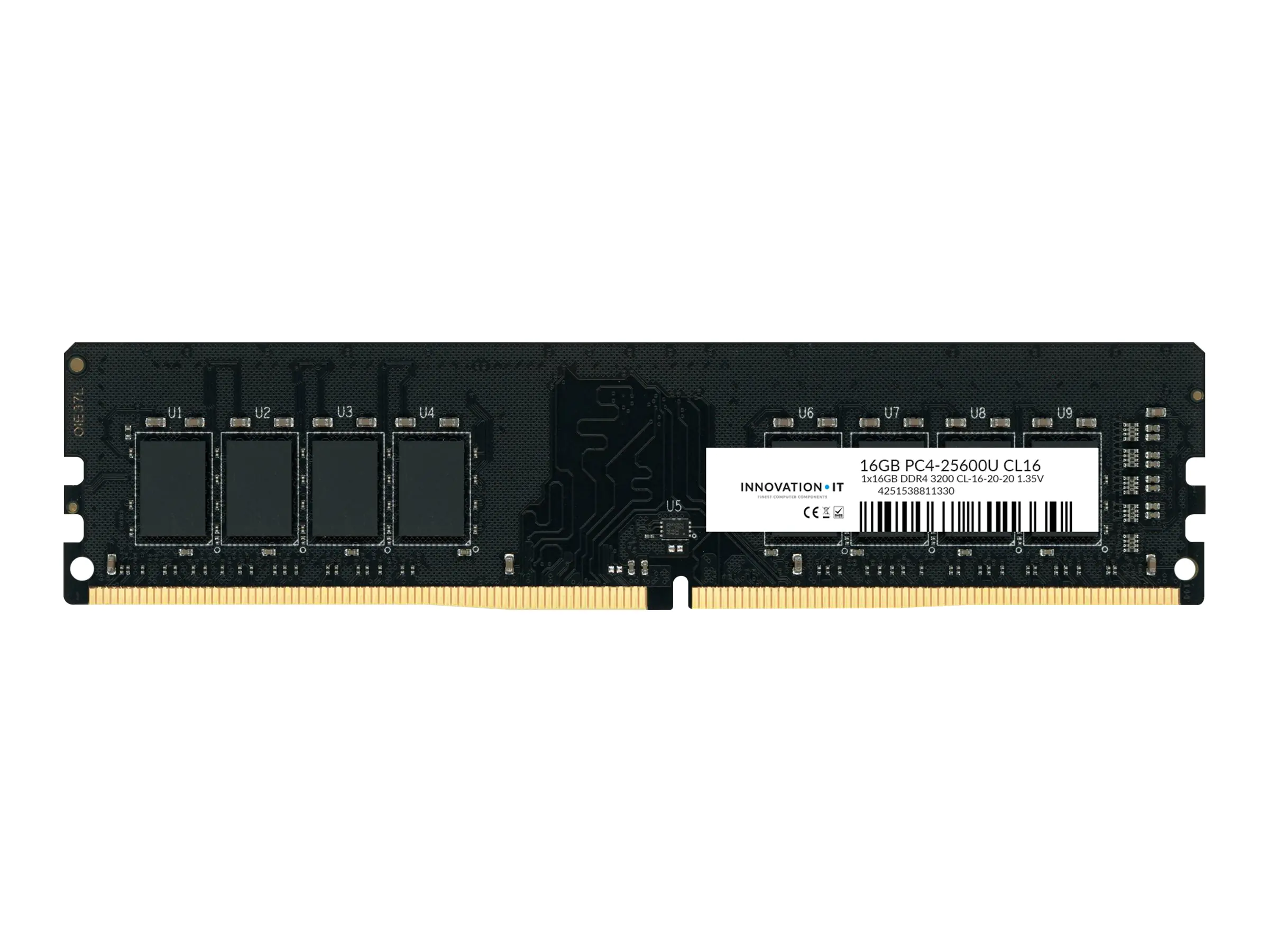 Innovation IT - DDR4 - Modul - 16 GB - DIMM 288-PIN - 3200 MHz / PC4-25600 - CL16 - 1.35 V