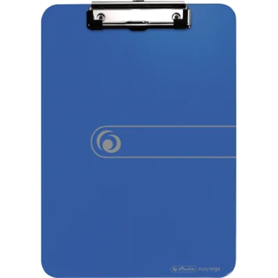 Herlitz Klemmbrett 11226396 DIN A4 PS opak blau