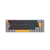 CHERRY MX MX-LP 2.1 - Tastatur - kompakt - Hintergrundbeleuchtung - kabellos - USB, 2.4 GHz, Bluetooth 5.2 - QWERTZ - Deutsch - Tastenschalter: CHERRY MX Low Profile RGB Speed - Schwarz