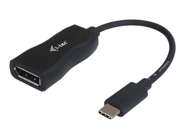 i-Tec USB-C Display Port Adapter - Externer Videoadapter - USB-C 3.1 - DisplayPort - Schwarz