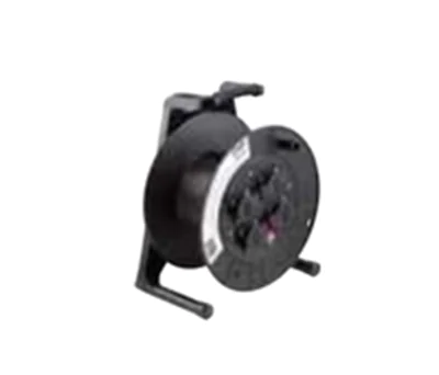 Bachmann - Verlängerungsrolle - Ausgangsanschlüsse: 4 (Stromversorgung) - 40 m Schnur - Schwarz