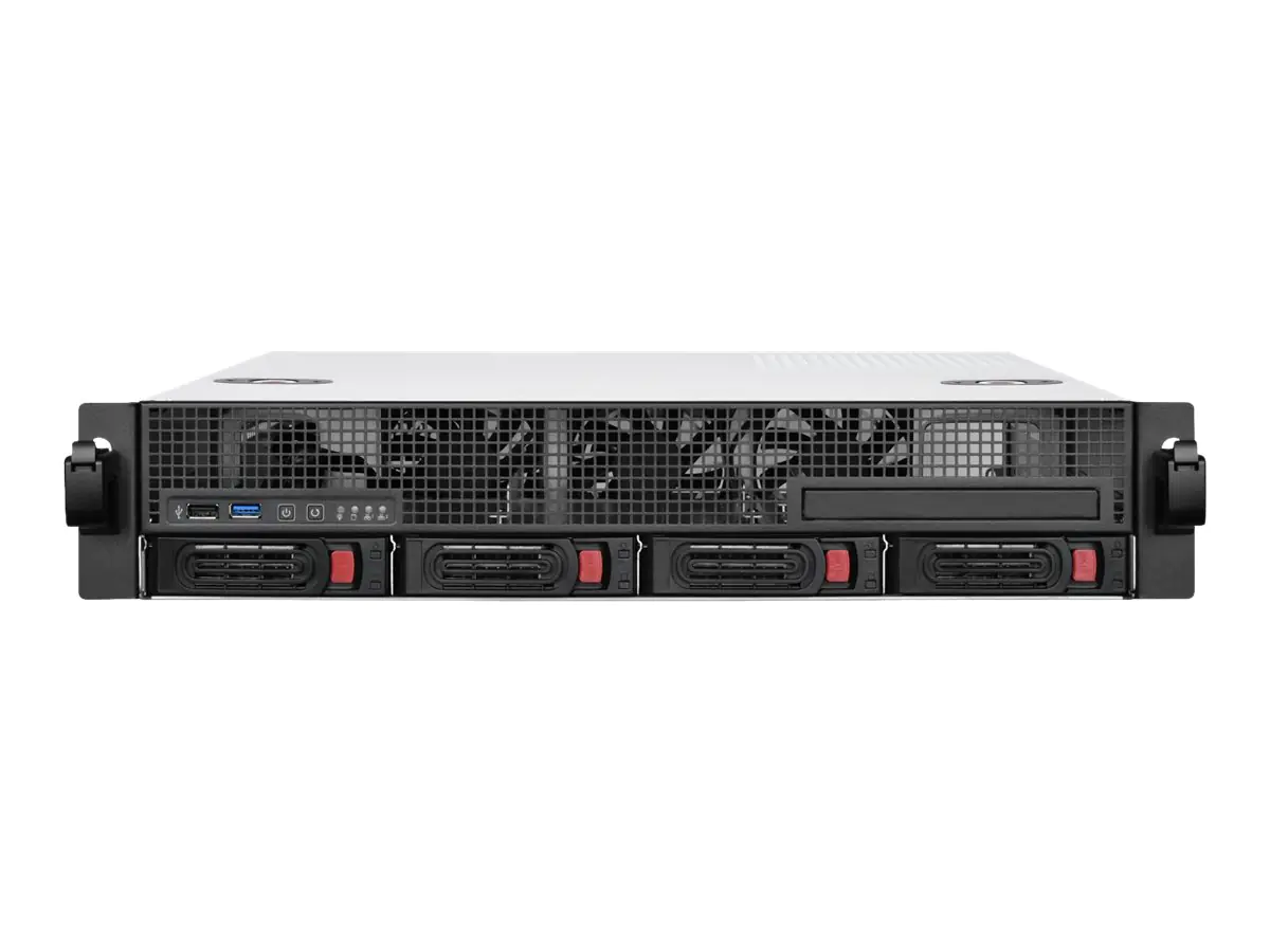 SilverStone RM21-304 - Rack-Montage - 2U - micro ATX - keine Spannungsversorgung (ATX / PS/2) - USB