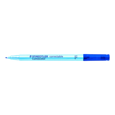 STAEDTLER Folienstift Lumocolor correctable 305 F-3 0,6mm blau