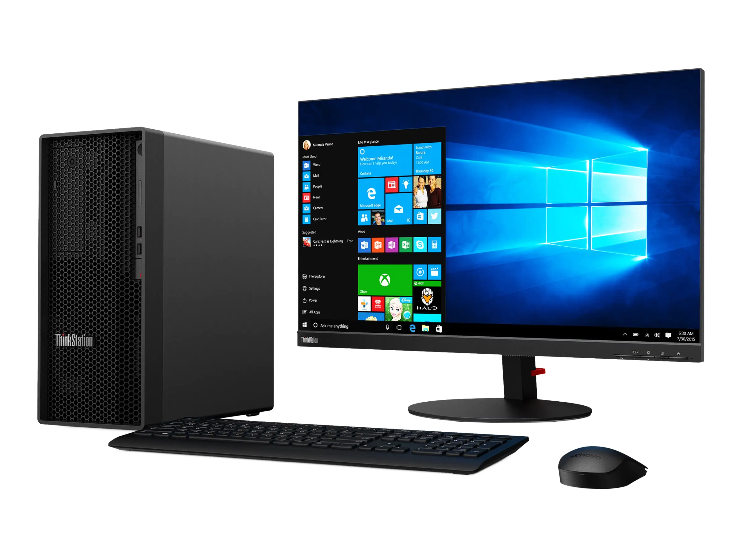 Lenovo ThinkStation P350 30E3 - Tower - 1x Core i9 11900K / 3.5 GHz - vPro - RAM 32 GB - 30E3008BGE