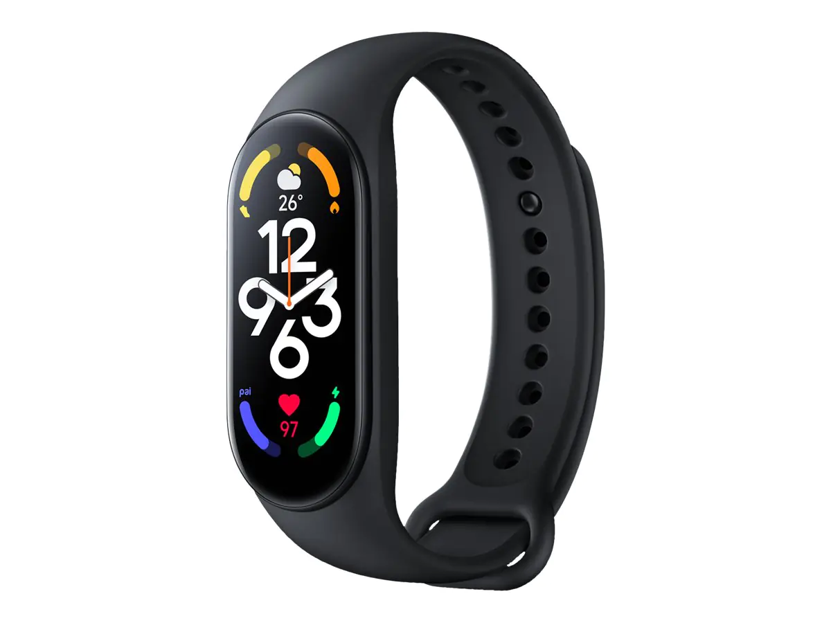 Xiaomi Smart Band 7 - Aktivitätsmesser mit Band - Handgelenkgröße: 160-224 mm - Anzeige 4.1 cm (1.62") - Bluetooth - 13.5 g