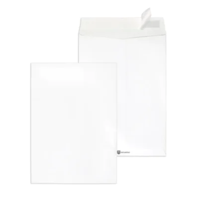 SECURITEX® Versandtasche DIN B4 250 x 353 mm (B x H) ohne Fenster 130g/m² mit Haftklebung Papier weiß 100 St./Pack.
