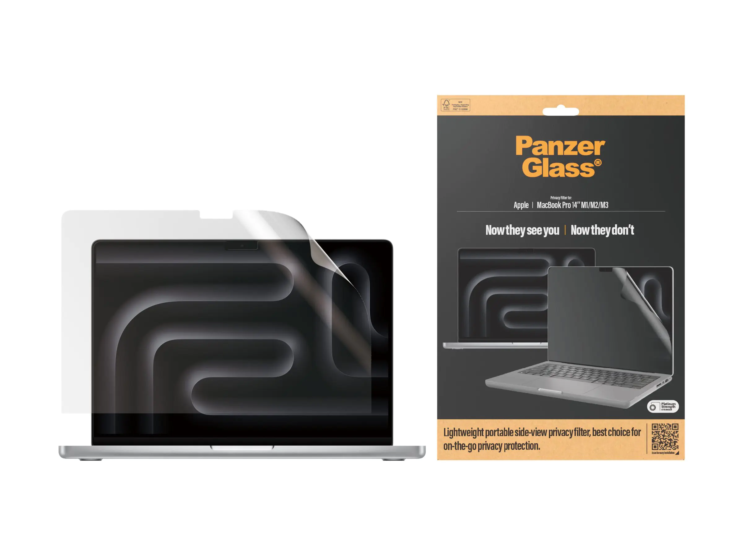PanzerGlass PG Dual Scrn Priv Macbook pro