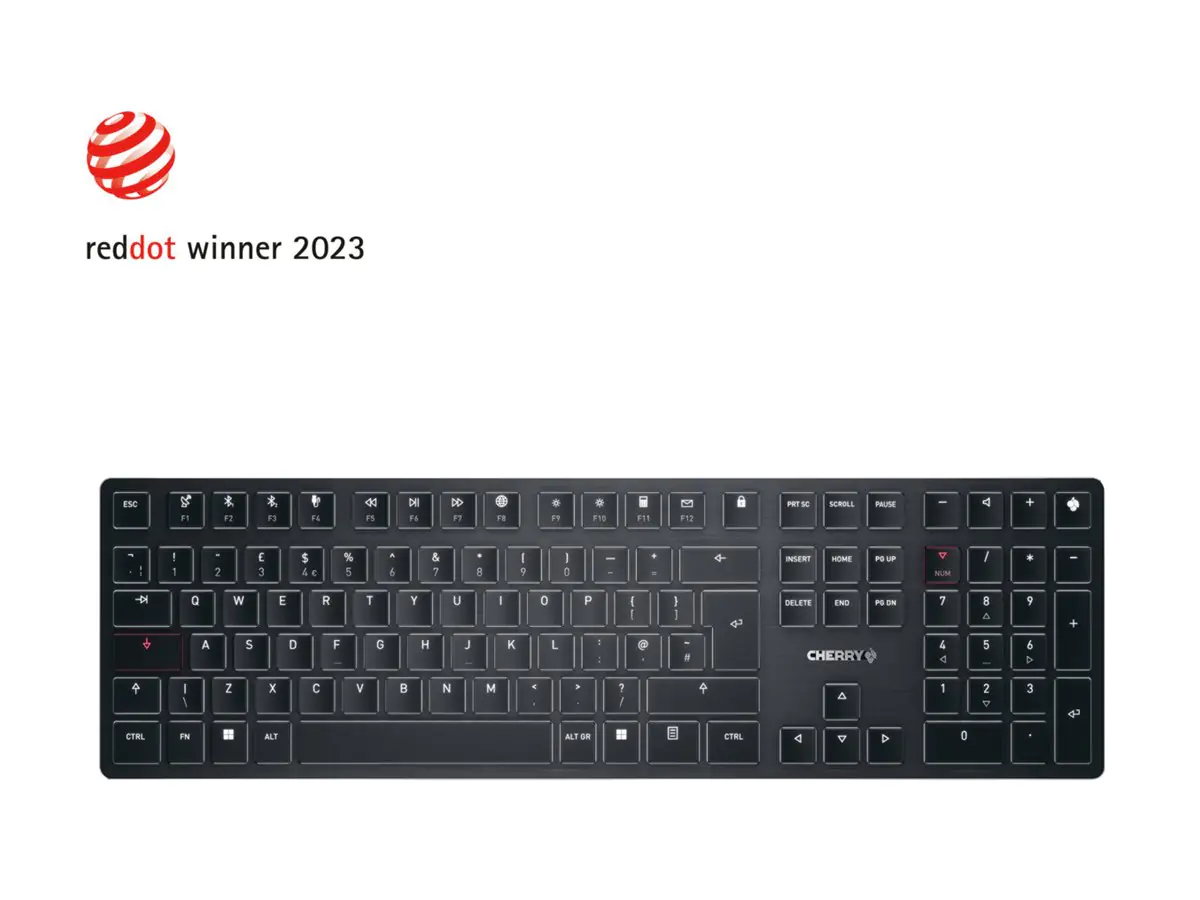 Cherry KW X ULP - Tastatur - hintergrundbeleuchtet G8U-27000LTBGB-2