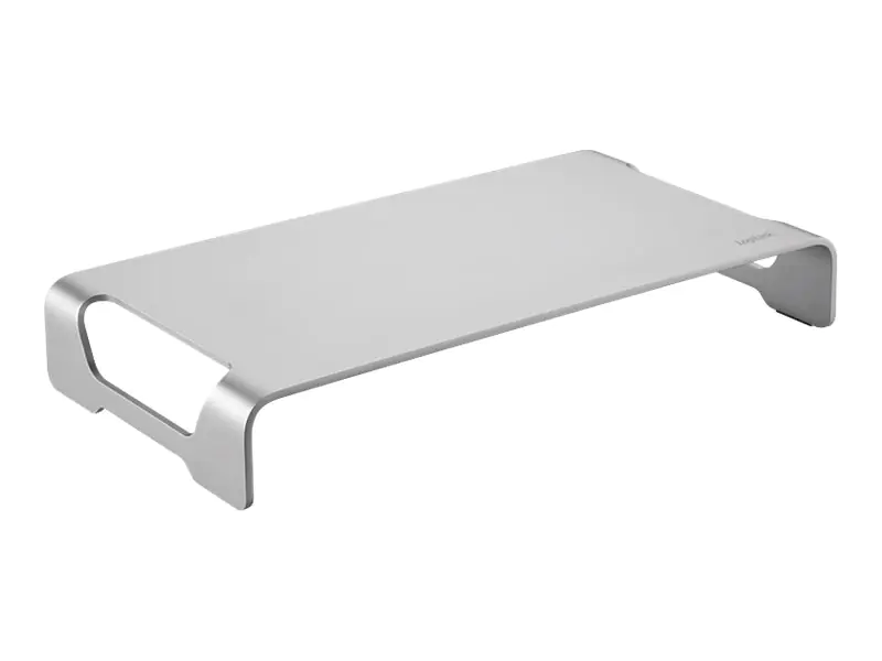 LogiLink Aluminum Tabletop Monitor Riser - Aufstellung für Monitor/Notebook (Ultra-dünn) - Aluminium - Schreibtisch