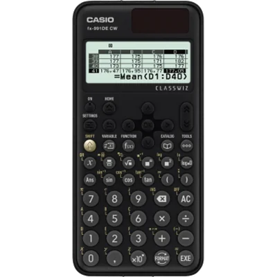 CASIO® Schulrechner FX-991DE CW ClassWiz 17/1+10/1+2-stellig 680+ Funktionen anthrazit