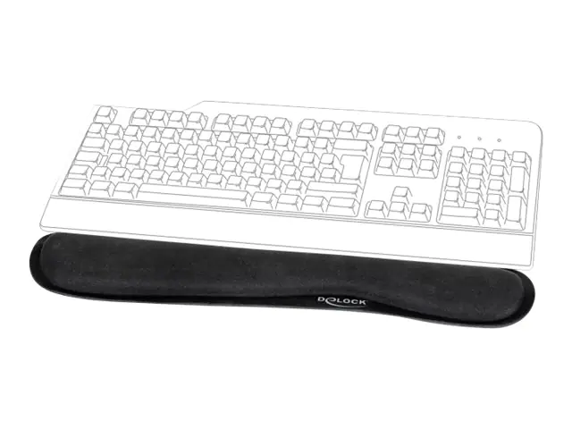 Delock for Keybord / Laptop - Retail - Handgelenkkissen - Schwarz