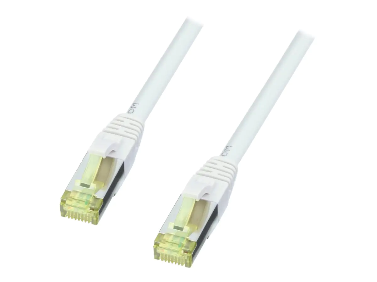 Lindy - Netzwerkkabel - RJ-45 (M) zu RJ-45 (M) - 1 m - SFTP, PiMF - CAT 7 (Kabel) / CAT 6a (Anschlüsse) - halogenfrei, ohne Haken - Grau
