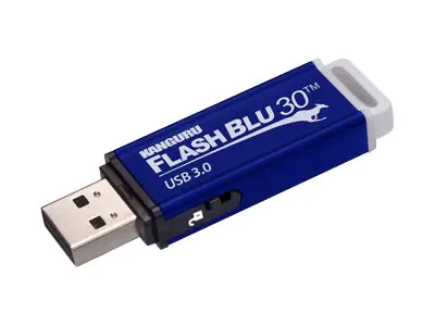 Kanguru Solutions Kanguru FlashBlu30 USB 3.0 with Write Protect