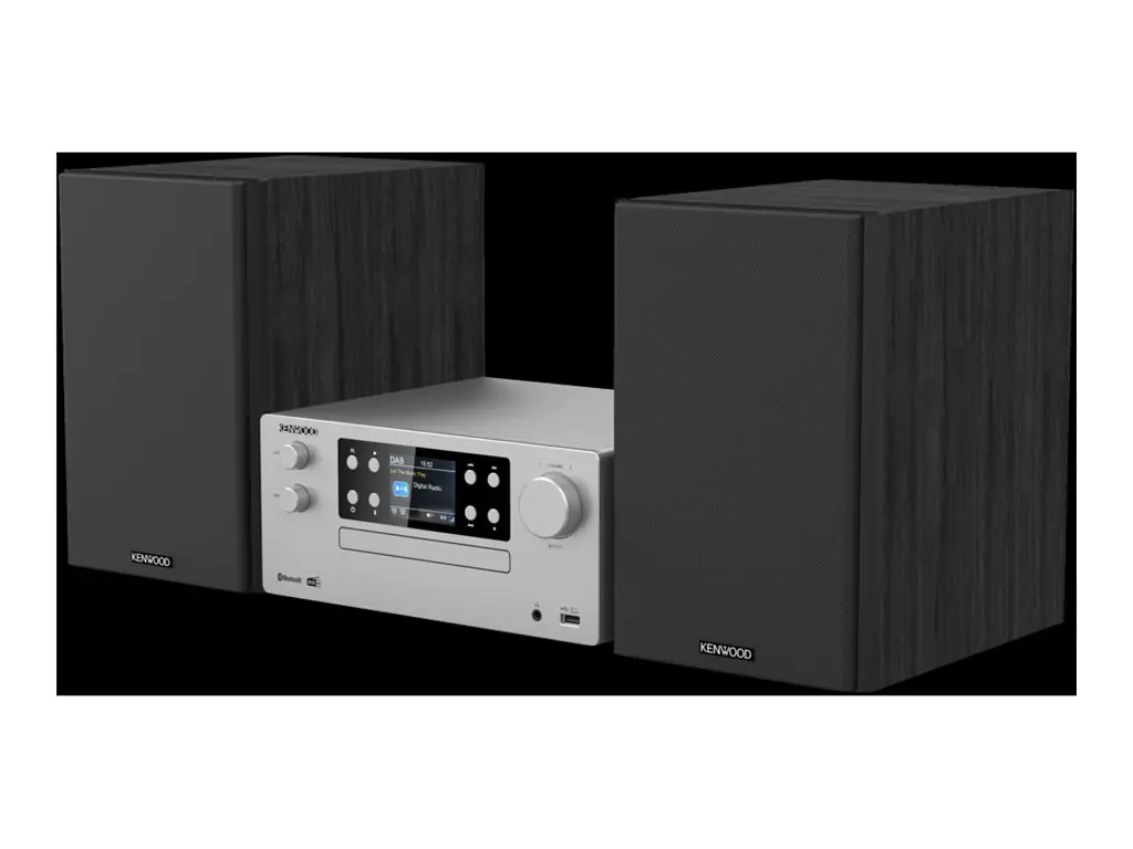 Kenwood Electronics M-925DAB-S - Heim-Audio-Mikrosystem - Schwarz - Silber - 50 W -