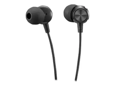 Lenovo Analog Gen 2 - Ohrhörer mit Mikrofon - im Ohr - Schwarz - für ThinkCentre M60q Chromebox; M70s Gen 3; M70t Gen 3; ThinkPad P15v Gen 3; X1 Carbon Gen 11