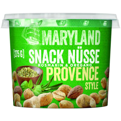 MARYLAND Nussmischung Provence Style Erdnüssen, Cashewkernen, Mandeln 275 g/Pack.