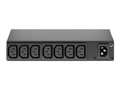 APC Basic Rack PDU AP6015A - Stromverteilungseinheit (Rack - einbaufähig) - AC 100/120/200/208/230/240 V - Eingabe, Eingang IEC 60320 C14 - Ausgangsanschlüsse: 8 (IEC 60320 C13) - 1U - Schwarz - für P/N: SCL400RMJ1U, SCL500RMI1UC, SCL500RMI1UNC, SMTL