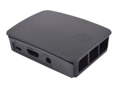 Raspberry Pi - Hülle - ABS-Kunststoff - Grau, Schwarz - für Raspberry Pi 2 Model B, 3 Model B