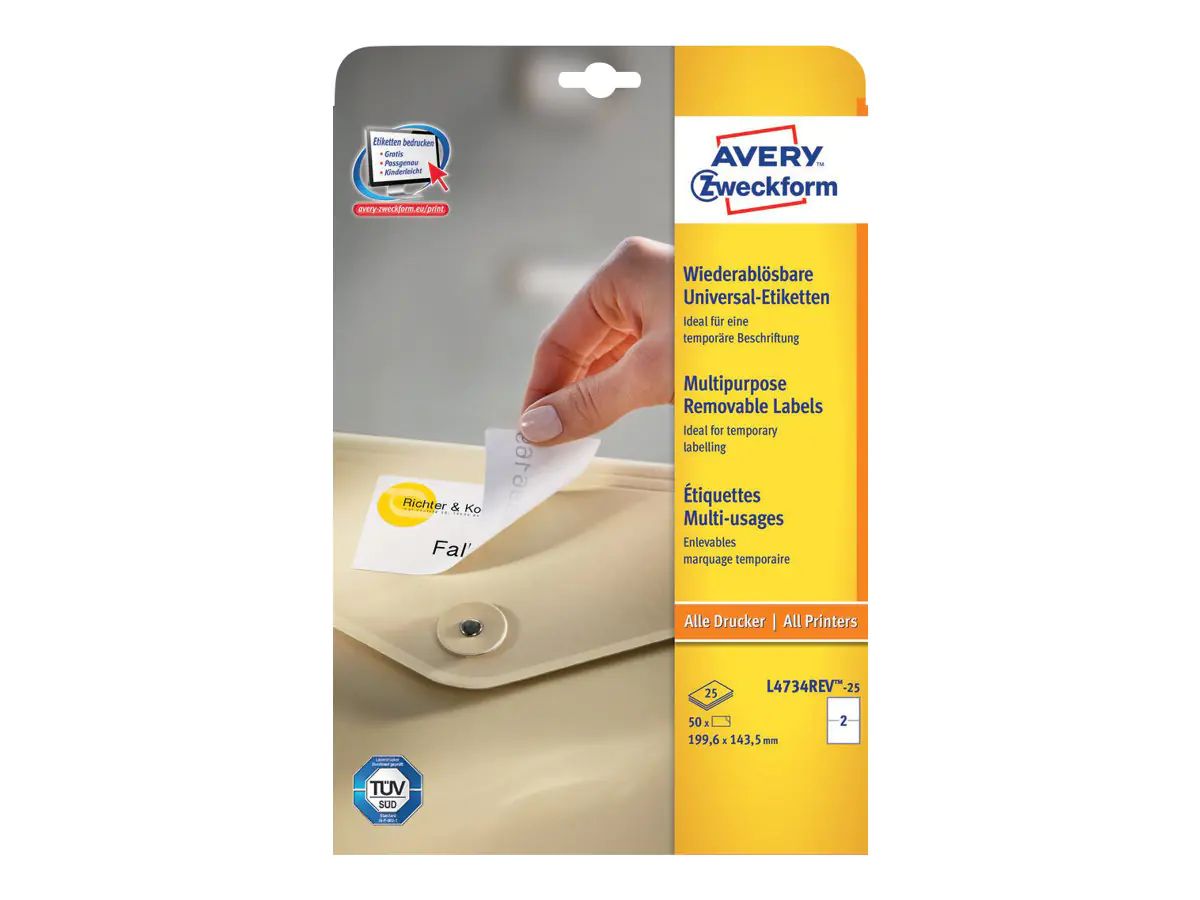 Avery Zweckform A L4734REV-25