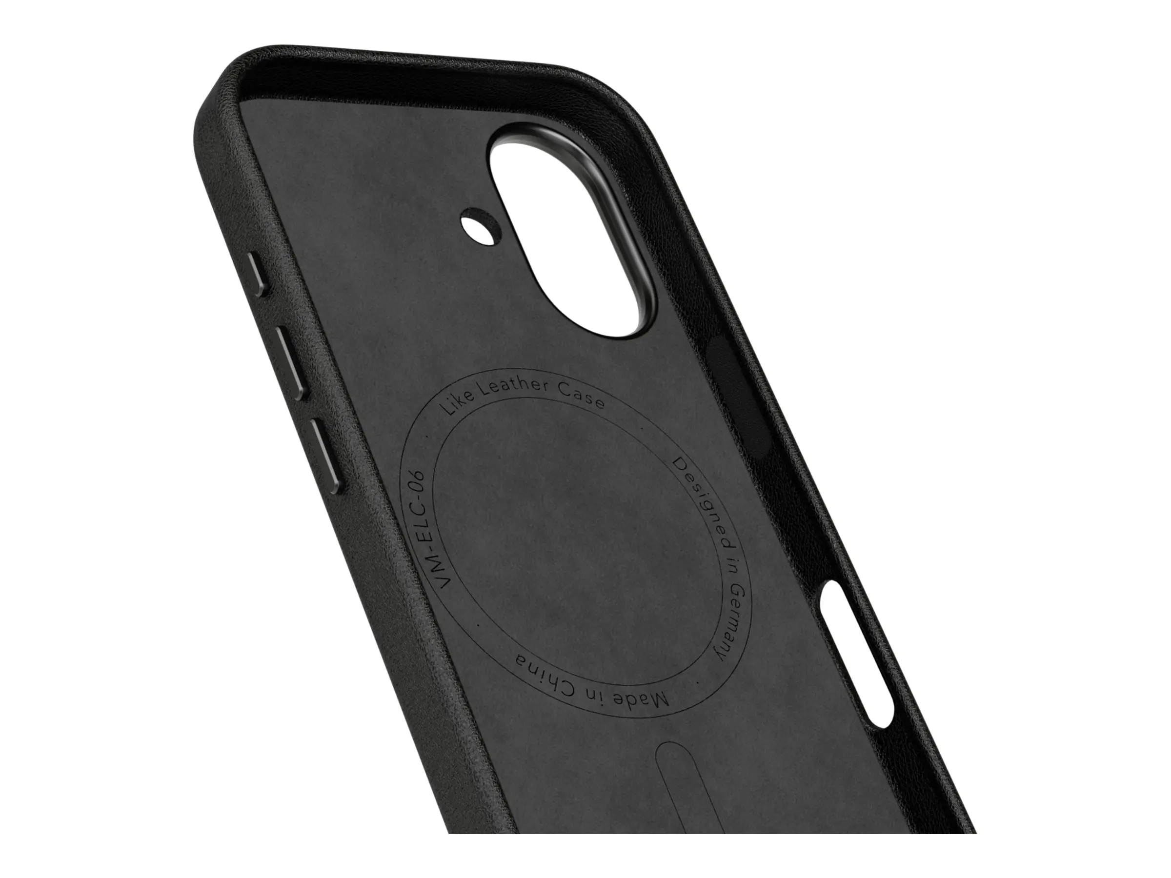 Vonmählen Kunstleder-Case für iPhone 17 schwarz