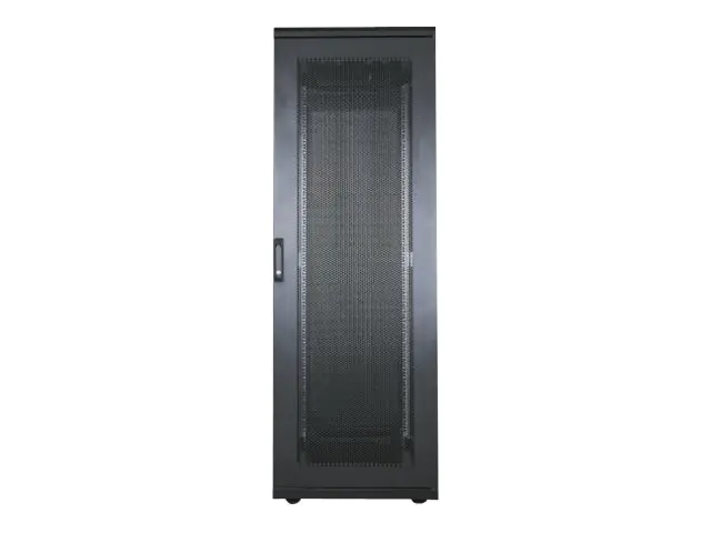 Intellinet Network Cabinet, Free Standing (Standard), 42U, Usable Depth 123 to 773mm/Width 703mm, Black, Assembled, Max 1500kg, Server Rack, IP20 rated, 19", Steel, Multi-Point Door Lock, One Lock Per Side Panel, Three Year Warranty - Schrank Netzwerkschr