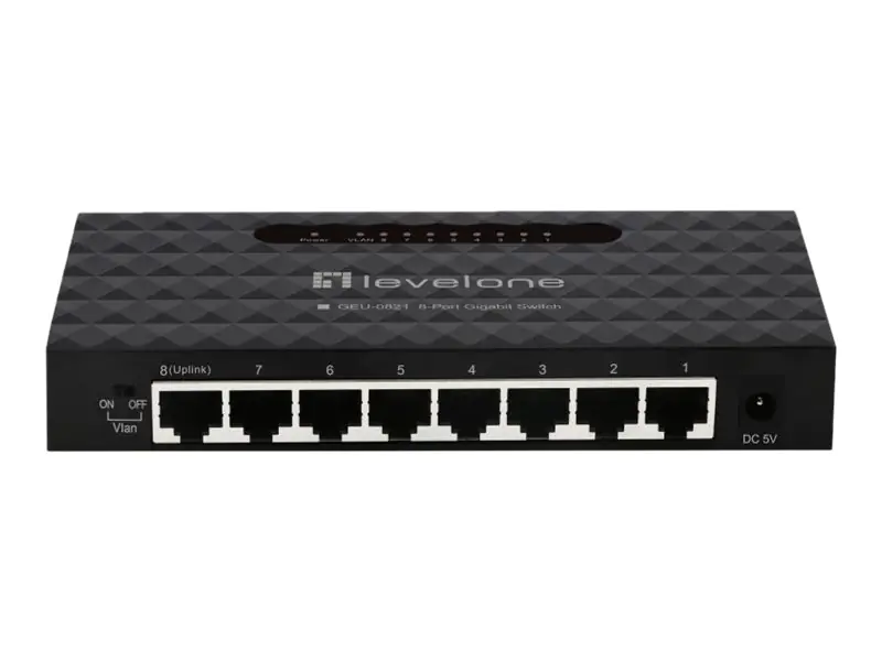 LevelOne GEU-0821 - Switch - 8 x 10/100/1000