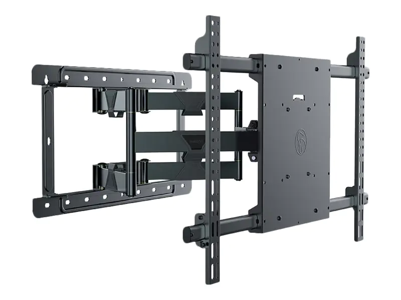Hagor BrackIT XXL HD II - Befestigungskit (Wandbefestigung, Gelenkarm, VESA-Halterung) - Voll beweglich - für Flachbildschirm - Schwarz - Bildschirmgröße: 165-249cm (65"-98")