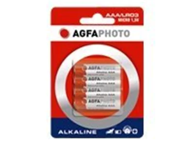 AgfaPhoto - Batterie 4 x AAA - Alkalisch