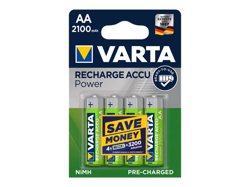 Varta Batterie 4 x AA / HR6 - NiMH - (wiederaufladbar) 56706101404
